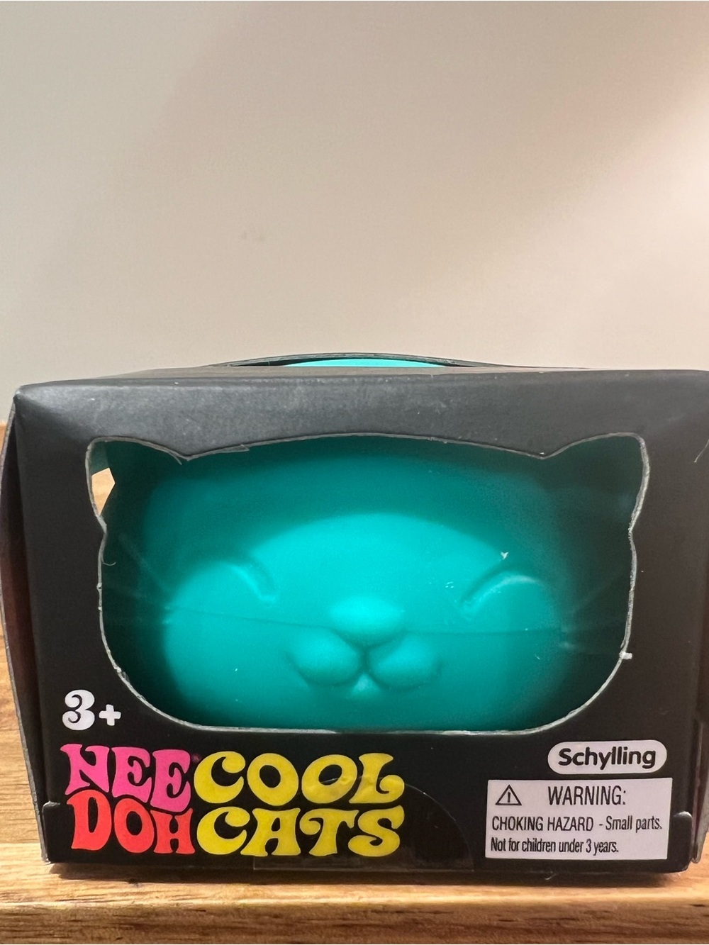 🔥NeeDoh Cool Cats Squishy Toy. Awesome, authentic, NIB. Unique Teal Blue Color ✨